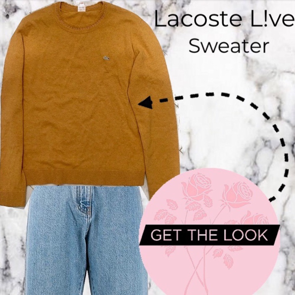 Lacoste L!ve Yellow Sweater